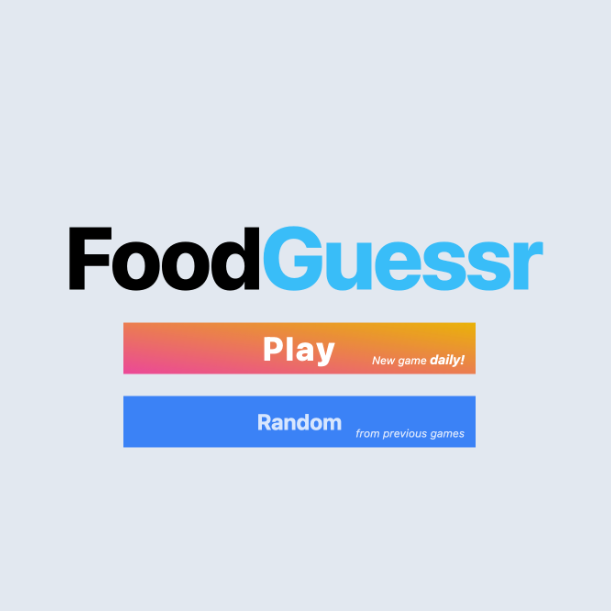 Foodguessr